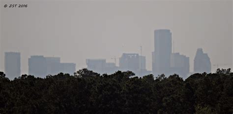 Heat Haze On Downtown Houston This Was Taken From The Obse Flickr