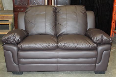 Brand New Ashley Brown Leather Sofa And Loveseat Modern Design Retail 1499