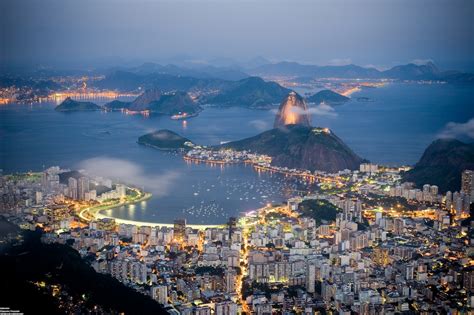Wonderful Rio De Janeiro At Night Wallpaper Widescreen Best Hd