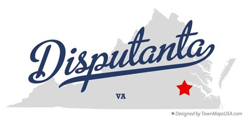 Map Of Disputanta Va Virginia