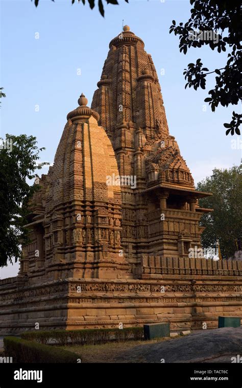 Lakshmana Temple Khajuraho Madhya Pradesh India Asia Stock Photo