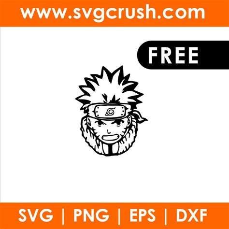 Free Naruto Anime Svg Cut Files Dxf Png Eps Format Available Free