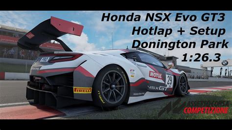 Honda NSX Evo GT3 Hotlap Setup Donington Park 1 26 3 Assetto