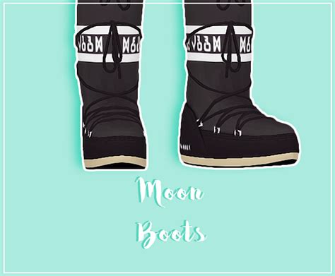 Sims 4 Ccs The Best Moon Boots By Eirflower Sims 4 Downloads