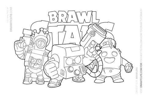 Brawlstars Brawl Stars Kleurplaat Max