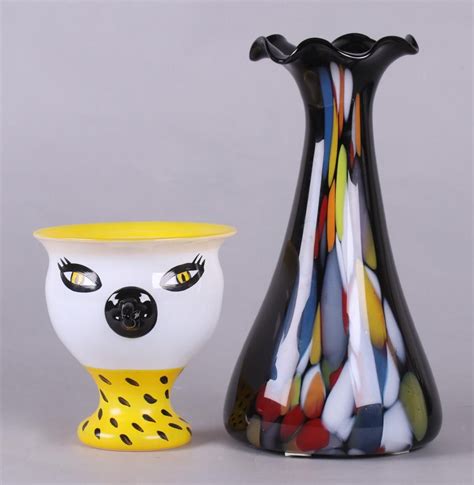 two art glass vases kosta boda and murano jun 17 2019 locati llc in pa