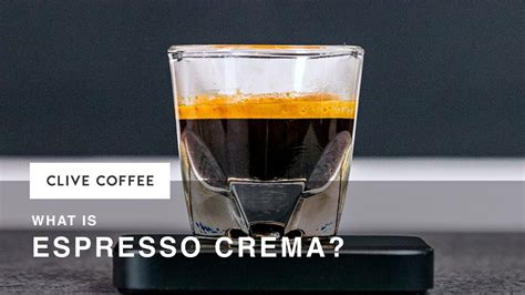 What Is Espresso Crema Youtube