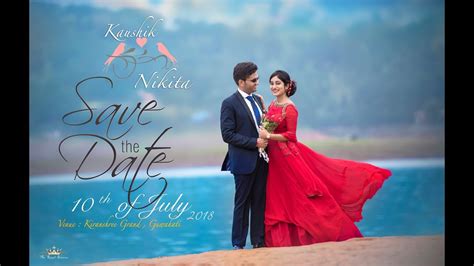 best pre wedding teaser video save the date kaushik and nikita pre wedding song youtube