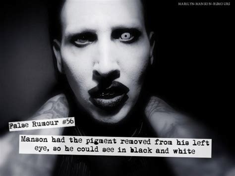 Marilyn Manson Rumours