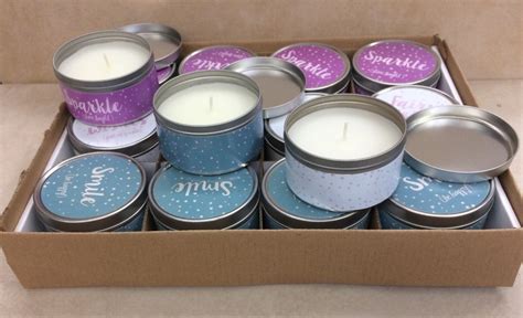 Scented Candle Tins Branded Housewares