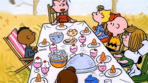 Thanksgiving dinner cartoon 1 of 56. Charlie Brown cartoon labelled racist over depiction of ...