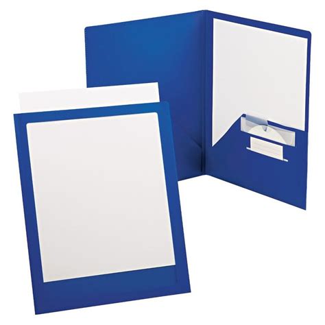 Oxford Viewfolio Plus Polypropylene 2 Pocket Plastic Folder Portfolio