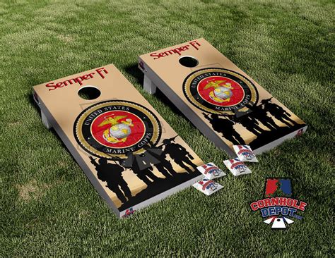 Soldiers Patriotic Cornhole Board Vinyl Wrap Skins Laminated Sticker S