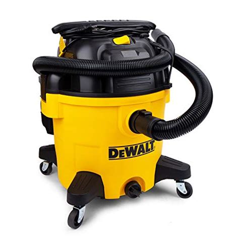Dewalt Dxv10p 10 Gallon Quiet Poly Wet Dry Vacuum Yellow And Cartridge