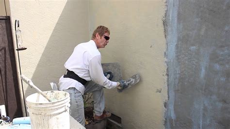 Can You Stucco Over Painted Stucco Youtube