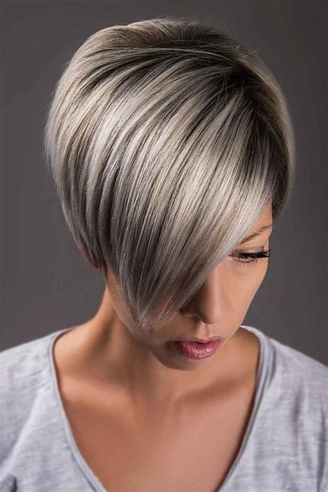 27 Short Grey Hair Cuts And Styles