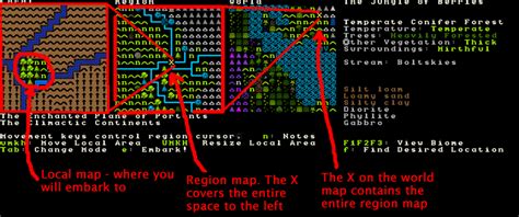Your complete guide to dwarf fortress 2015: Dwarf Fortress Map Legend | Time Zones Map World