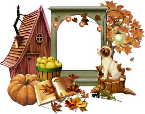 Cadre Automne Png Cluster Fall Autumn Frame Png Centerblog