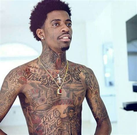 rich homie quan ~ pinterest xpiink ♚ small dope tattoos black men tattoos awesome tattoos
