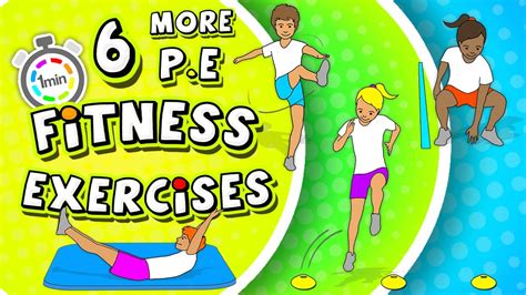 🏃🏼‍♂️6 More Pe Fitness Circuit Activities Grades K 8 🏃🏼‍♂️ Youtube