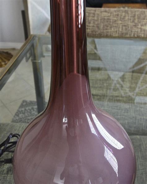 Tapesiicom = purple lampshades table lamps ~ collection of. Pair of Purple Cased Murano Glass Lamps For Sale at 1stdibs