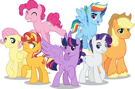The Male Mane 7 By Orin331 On Deviantart My Little Pony Poster My