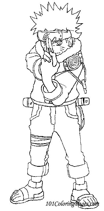 Coloriage Naruto #38301 (Dessins Animés) – Dessin à colorier