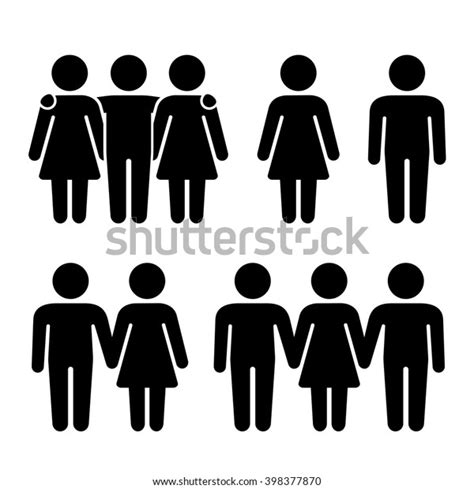 36 Silhouette Bisexual Threesome Sex Images Stock Photos 3D Objects