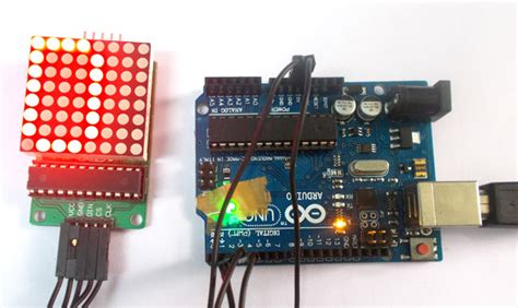 8x8 Led Matrix Using Arduino Use Arduino For Projects