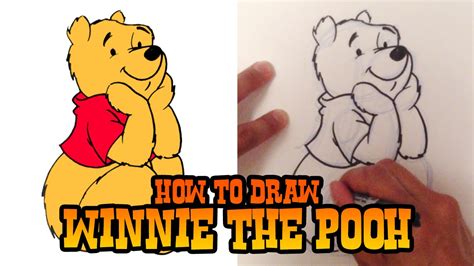 Eh shepard's ink drawing of the bear playing poohsticks the illustration, which featured in aa milne's second book, the house at pooh corner, had been in a private collection since the 1970s. How to Draw Winnie the Pooh - Step by Step Video - YouTube