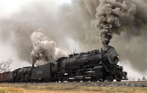 Wallpaper Train Smoke Steam Locomotive Vehicle