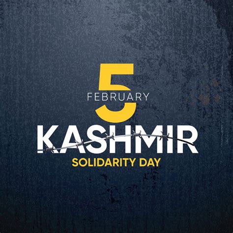 Kashmir Solidarity Day February 5 2024 National Today