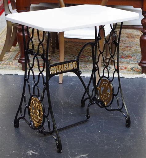 Singer Sewing Machine Table With Marble Top 73 Cm X 49 Cm 73