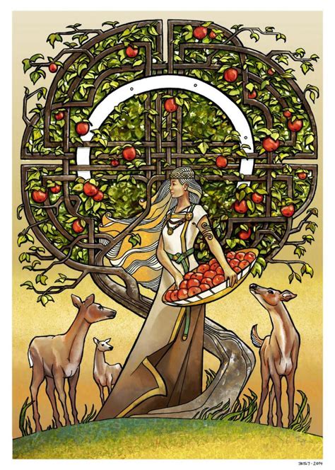 In Norse Mythology Iðunn Is A Goddess Associated With Apples And Youth