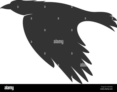 Vector de ilustración de diseño de icono del logotipo de Raven Imagen