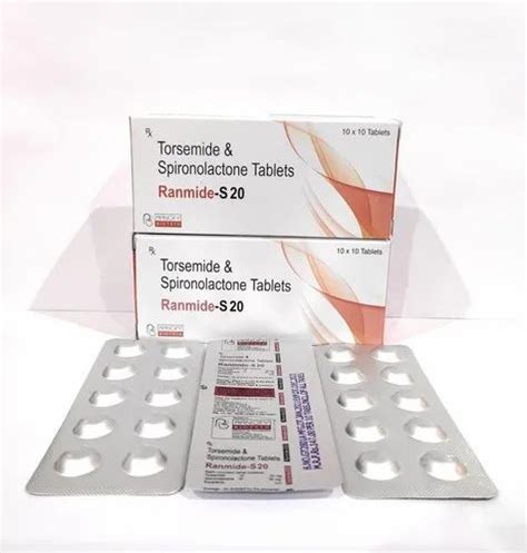 Torsemide Mg Spironolactone Mg Tablet All India At Rs Strip Torsemide Tablets In