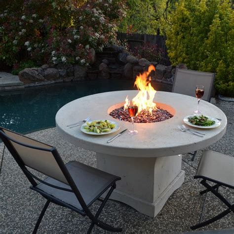 You get the proper fire pit table experience in a price cheaper than the high priced fire pits. Mount Lassen Gas Chat Fire Pit Table | Backyard fire ...