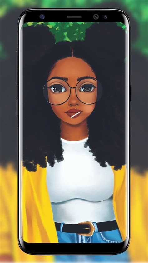 These cute and girly wallpapers represent the sensitive and artistic nature of a woman. Melanin wallpapers cute black girls for Android - APK Download