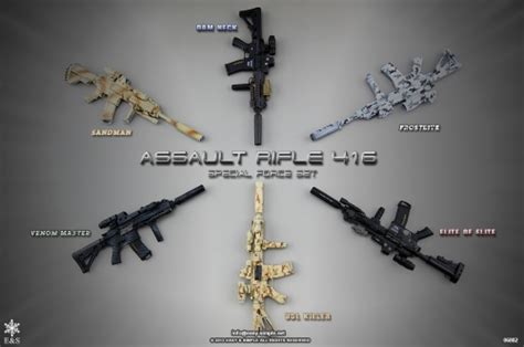 Easyandsimple 06002 Assault Rifle 416 Special Force Set