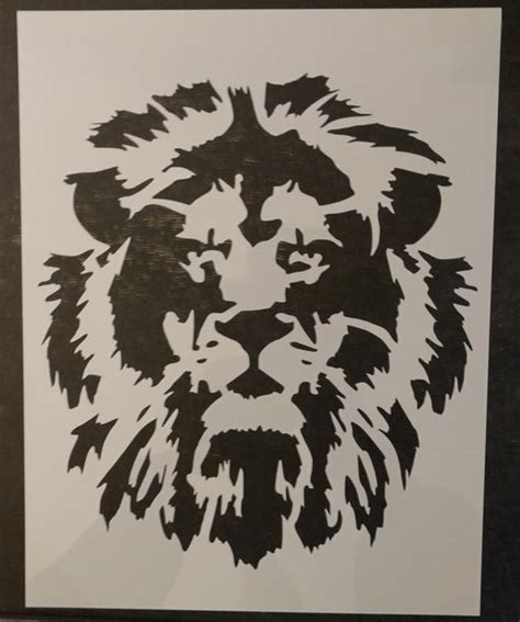 Lion Custom Stencil My Custom Stencils