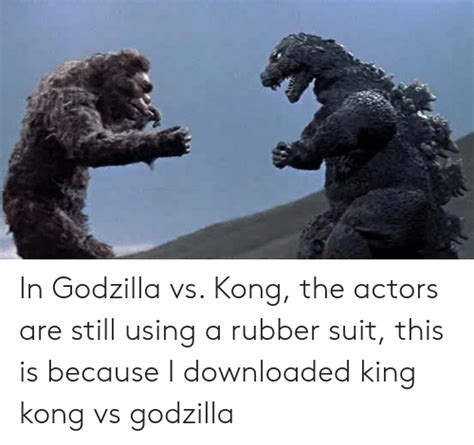 In one corner, a radioactive reptile, and in the other corner, a giant gorilla: 🔥 25+ Best Memes About King Kong vs Godzilla | King Kong ...