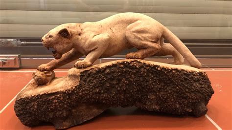 Beautiful Leopard Carvings Tuan Wood Carvings Youtube