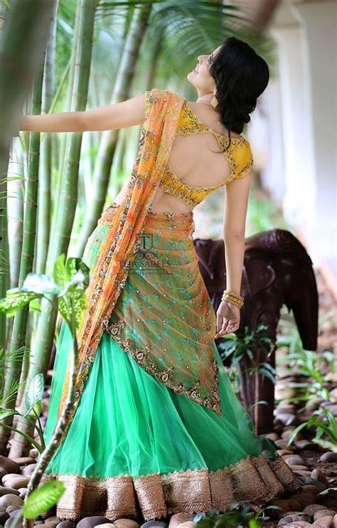 40 Half Saree Designs That Are In Trend This Year Candy Crow Half
