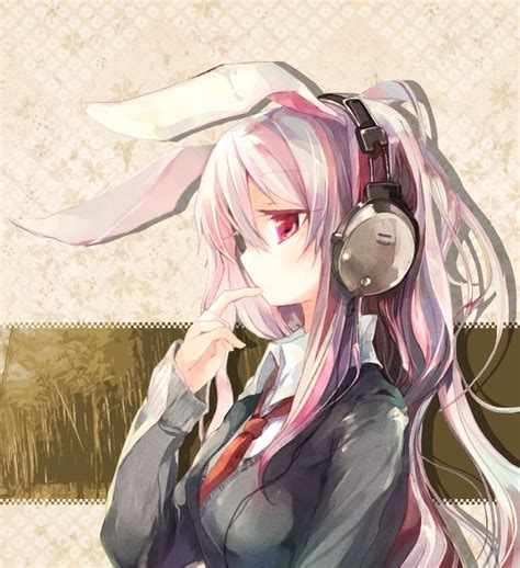 Bunny Anime Girl Background