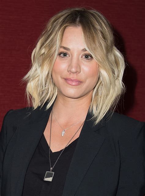 These Are The 8 Prettiest Lobs Of 2016 Kaley Cuoco Hair Celebrity