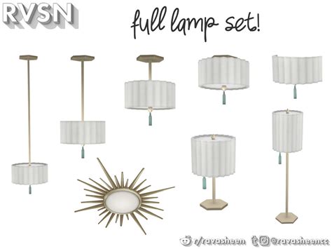 The Sims Resource Watts Not To Love Lamp Set