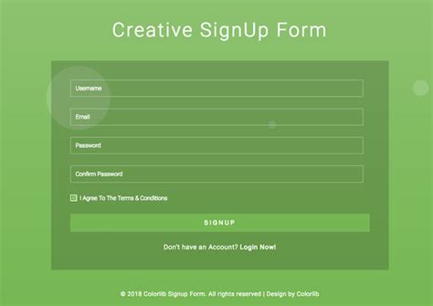 30 Best Css Registration Form Templates 2023 Begindot