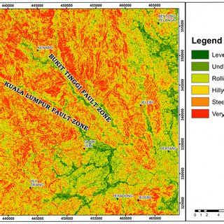 Negeri sembilan is located in: 2: Geomorphology map of the Jelebu area, Negeri Sembilan ...