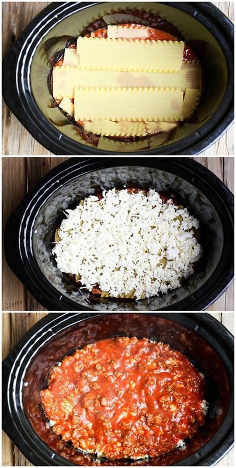 This cooks out a large amount of the water. Slow Cooker Lasagna | Recipe | Slow cooker lasagna ...