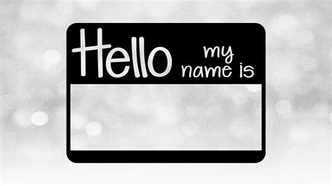 My Name Clipart